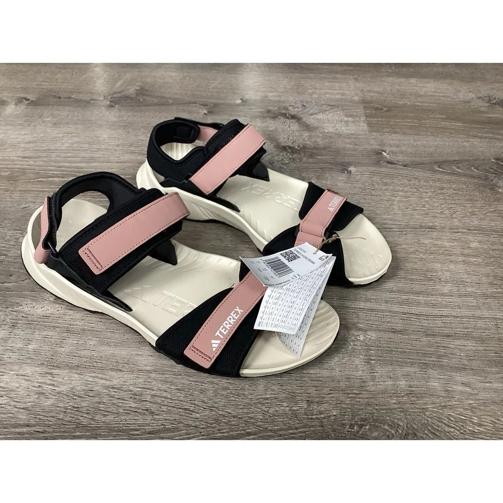 New Adidas Mens 12 Pink Terrex Hydroterra Sandals JQ2239 Slip On NEW NWT